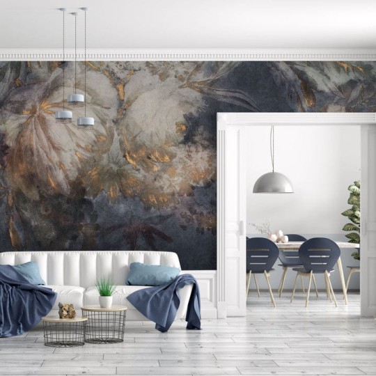 Wall Art Originals Harmony Blue - mural w kwiaty