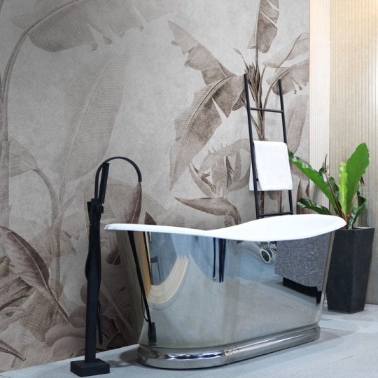 Wall Art Originals Rainforest Beige - mural w liście bananowca