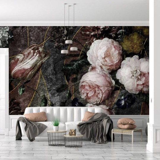 Wall Art Originals Charme Requiem - mural w kwiaty