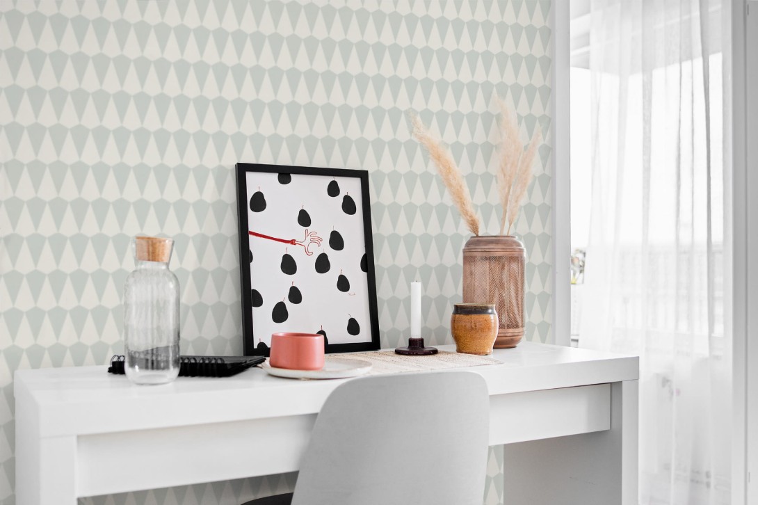 Boras Tapeter Borosan 21 8614 Retro - tapeta geometryczna