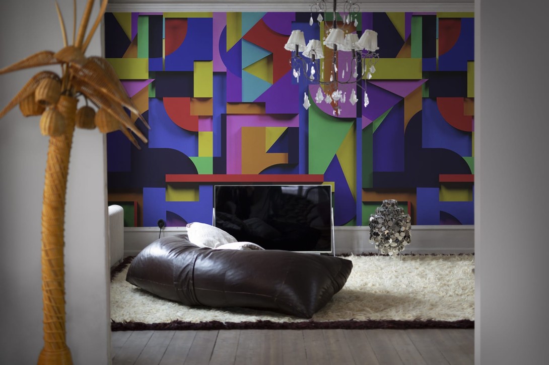 Rebel Walls R19288 Mic Linder Caroline Color - mural geometryczny