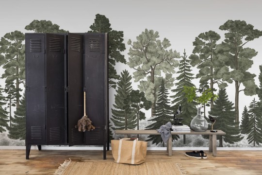 Rebel Walls R17204 Wonder World Scandinavian Bellewood - mural z lasem