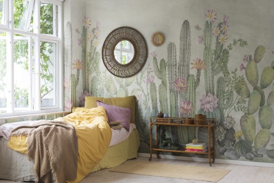 Rebel Walls R18451 Wonder World Playfull Cactus Summer - mural z kaktusami
