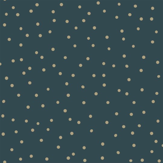 Esta 139276 Forest Friends - tapeta w złote kropki na granatowym tle