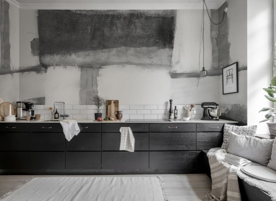 Rebel Walls R18583 Fields Graphite - mural artystyczny