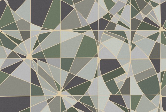 Rebel Walls R18615 Facet Moss - mural geometryczny