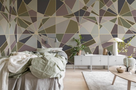 Rebel Walls R18616 Facet Retro - mural geometryczny