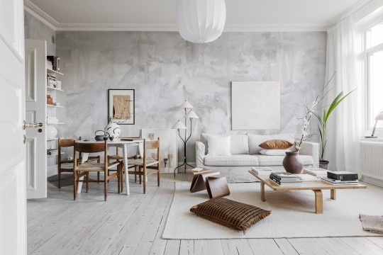 Rebel Walls R18606 Paper Mache Grey- mural artystyczny