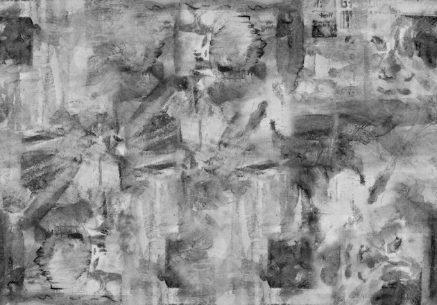 Rebel Walls R18604 Paper Mache Graphite - mural artystyczny