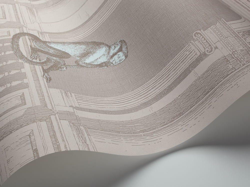 Tapeta Cole & Son - Fornasetti II - Procuratie e Scimmie 97/8022