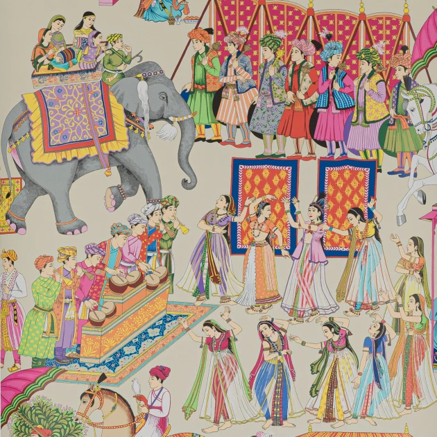 Manuel Canovas 03107-01 Papiers Peints vol. 8 Kalinda - tapeta indyjska