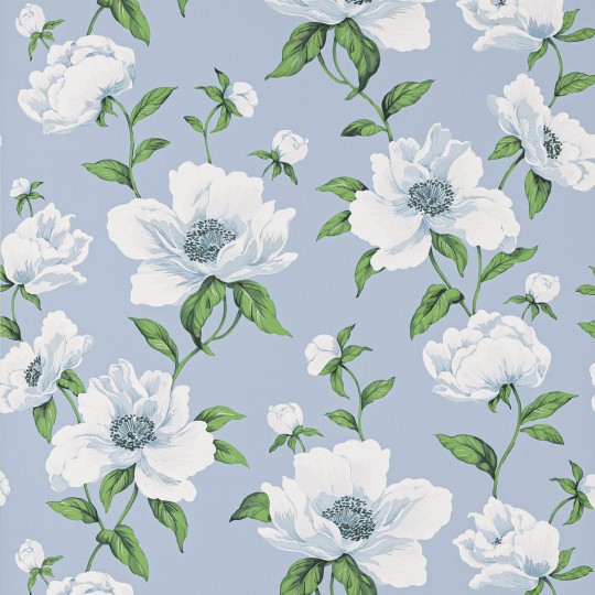 Manuel Canovas 03118-02 Papiers Peints vol. 8 Bianca - tapeta w kwiaty