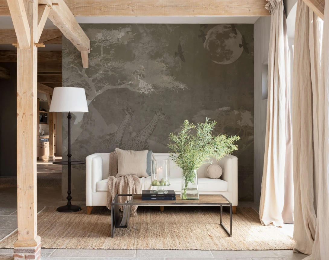 BN Riviera Maison 300407 Savannah - mural tropikalny