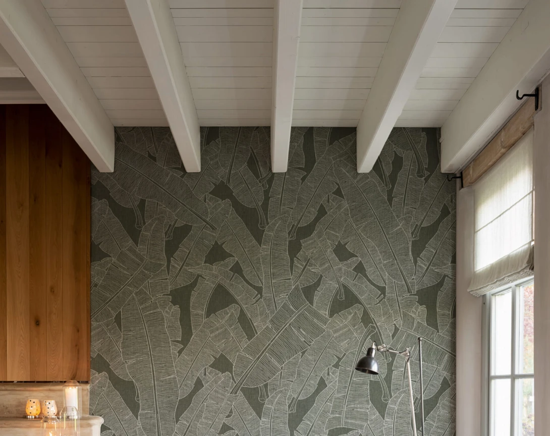 BN Riviera Maison 30605 Tropical Leaf  - mural w liście