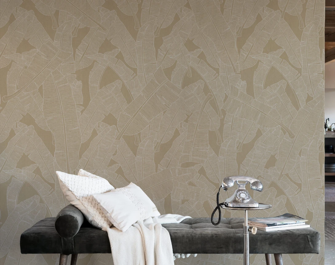 BN Riviera Maison 30607 Tropical Leaf  - mural w liście