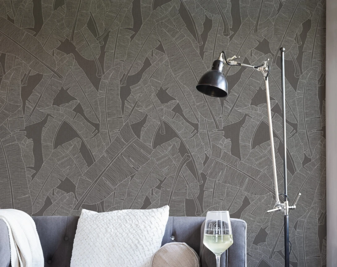 BN Riviera Maison 30606 Tropical Leaf  - mural w liście