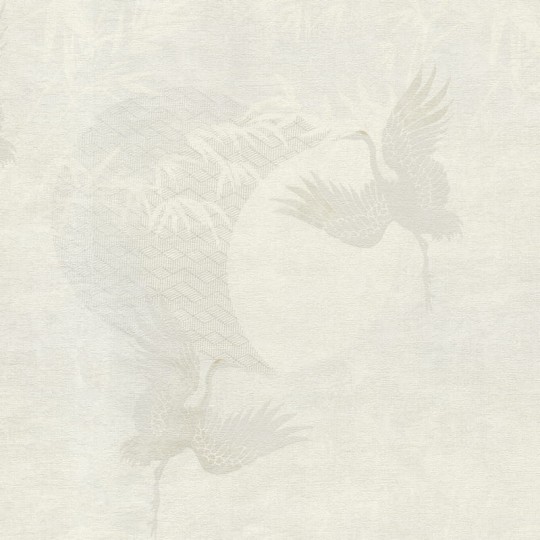 Decori & Decori Zen 72905 - tapeta w żurawie