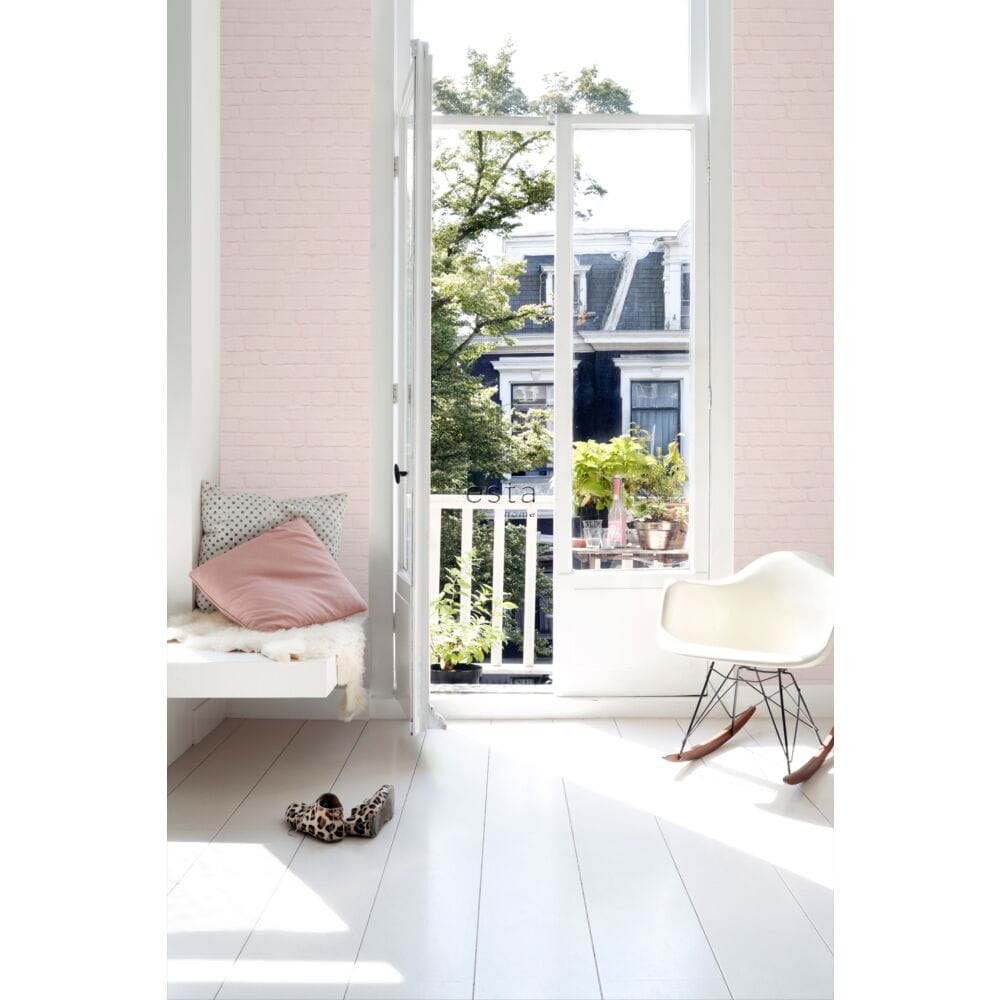 Esta 139191 Paradise - tapeta imitująca różową cegłę