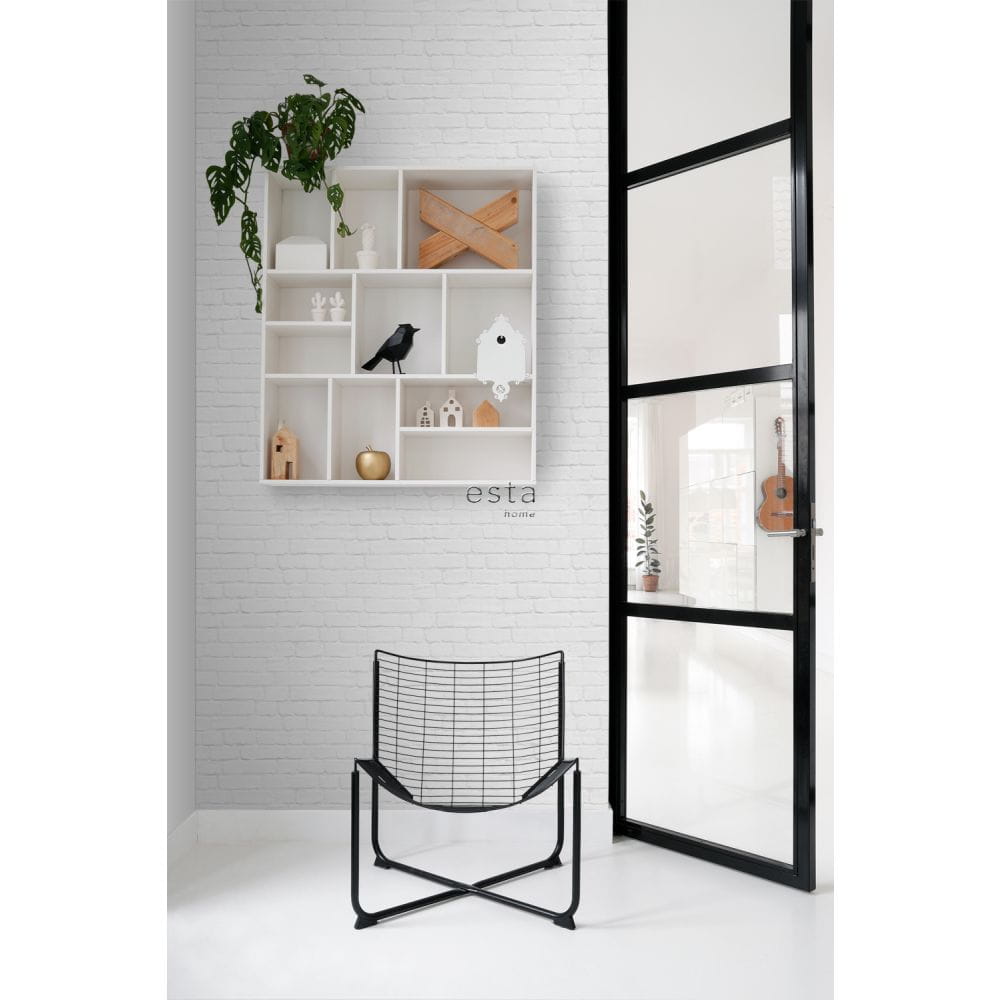 Esta 139192 Paradise - tapeta imitująca jasnoszarą cegłę