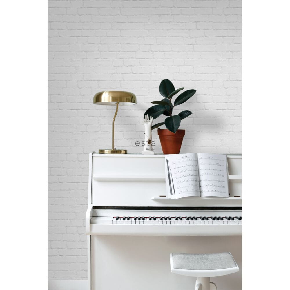 Esta 139192 Paradise - tapeta imitująca jasnoszarą cegłę