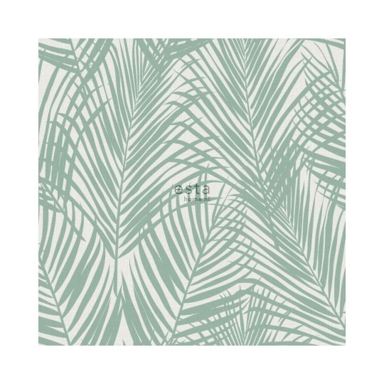 Esta 139005 Paradise - tapeta w miętowe liście palmy