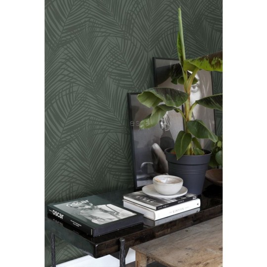 Esta 139303 Paradise - zielona tapeta w liście palmy