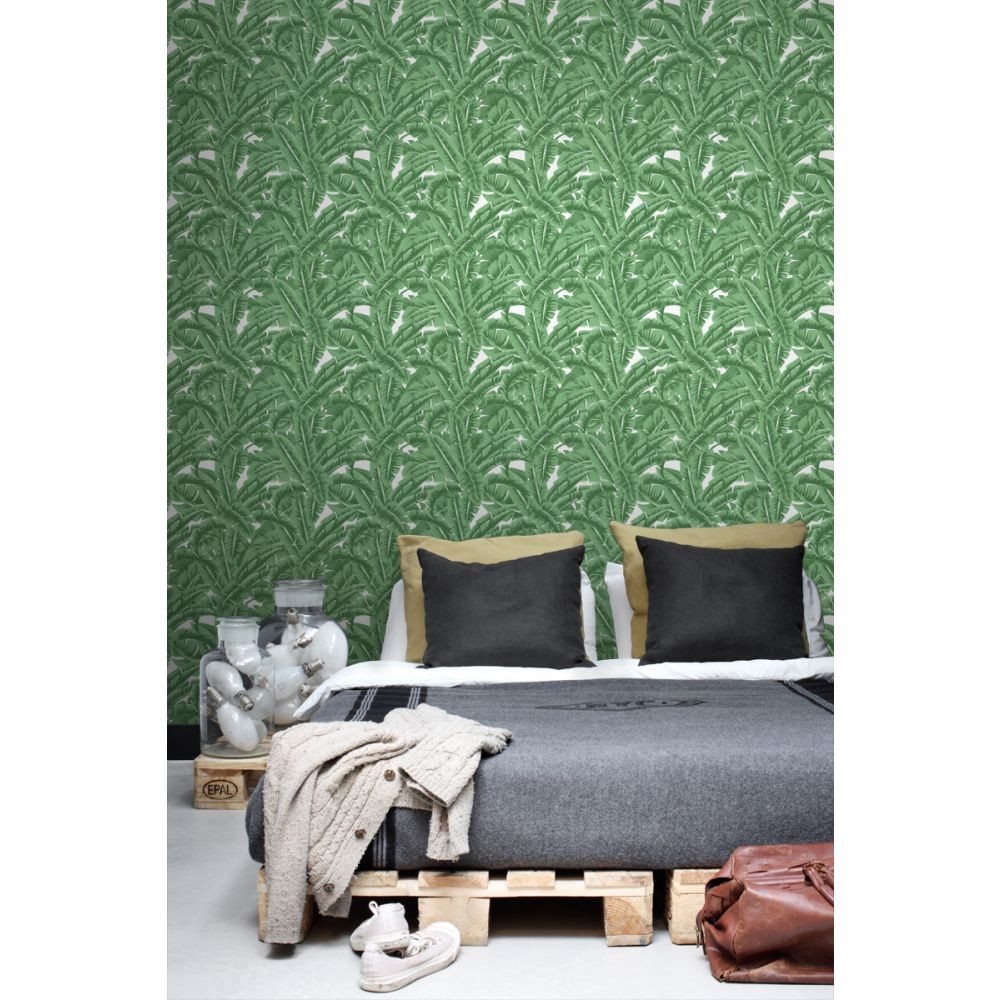 Esta 138984 Paradise - tapeta w zielone liście bananowca