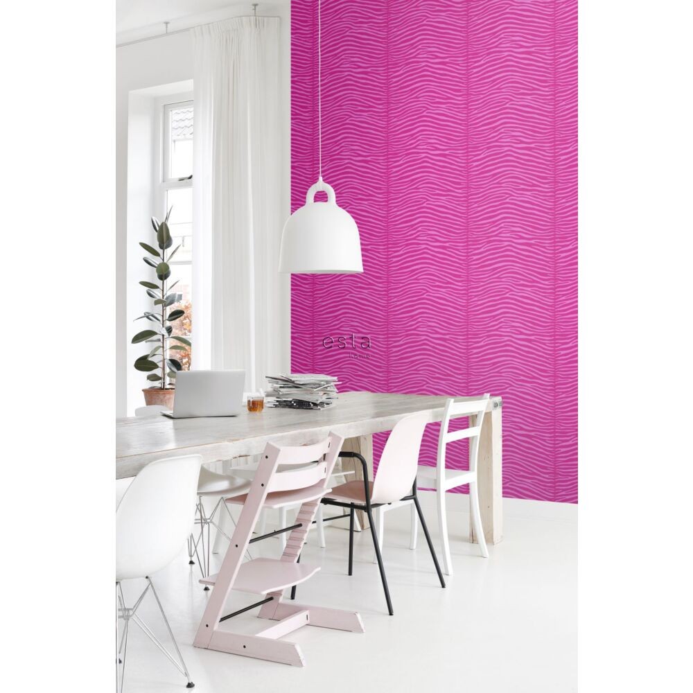 Esta 136805 Paradise - różowa tapeta zebra