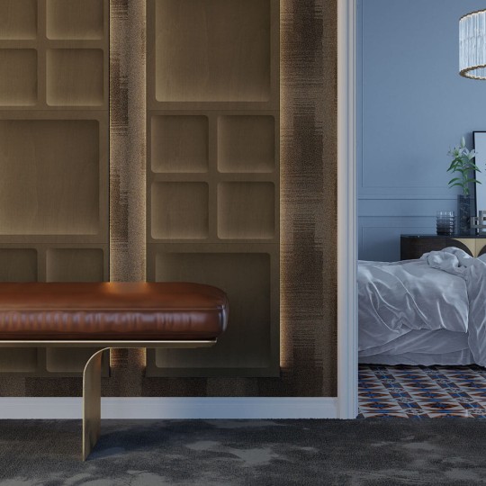 Inkiostro Bianco INKOEKO2202 Ambiance Pardo - mural w cętki