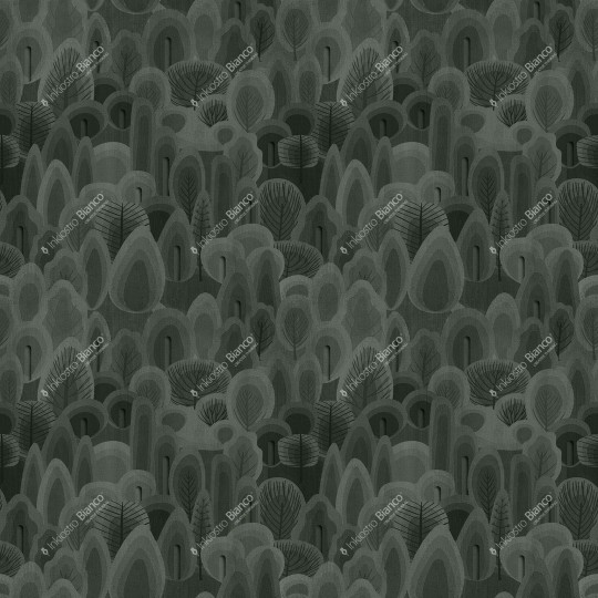 Inkiostro Bianco INKICOC2202 Ambiance Bio - mural w drzewa