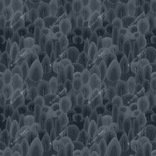 Inkiostro Bianco INKICOC2203 Ambiance Bio - mural w drzewa