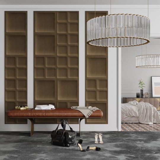 Inkiostro Bianco INKSEEN22C1M2 Lineadeko 2022 Groove Lacunari - mural geometryczny