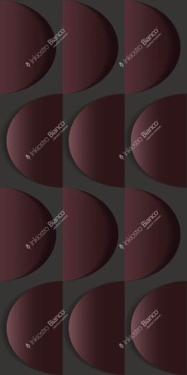 Inkiostro Bianco INKOALK22C1M1 Lineadeko 2022 Groove Legato - mural geometryczny