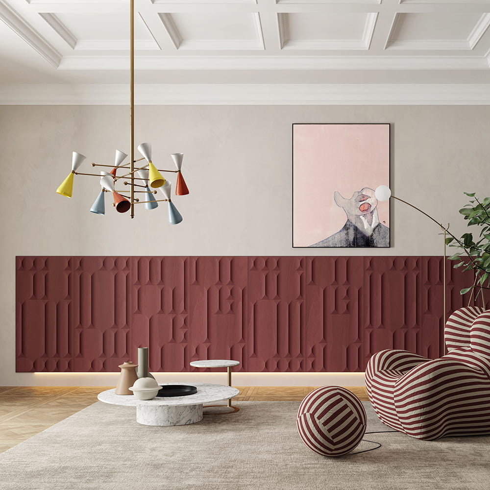 Inkiostro Bianco INKADKE22C1M3 Lineadeko 2022 Groove Motivo - mural trójwymiarowy