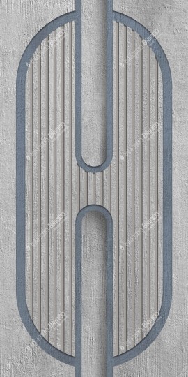 Inkiostro Bianco INKDNAE22C1M6 Lineadeko 2022 Groove Pizzicato - mural w pionowe paski