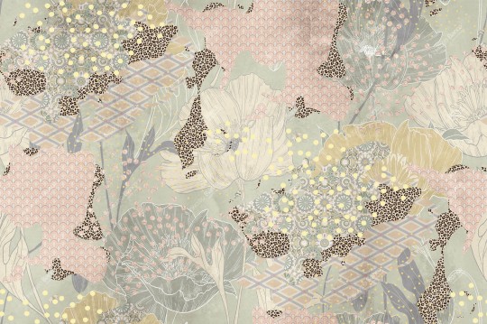 Inkiostro Bianco INKNESZ1901 Natural Beauty Understory - mural w kwiaty