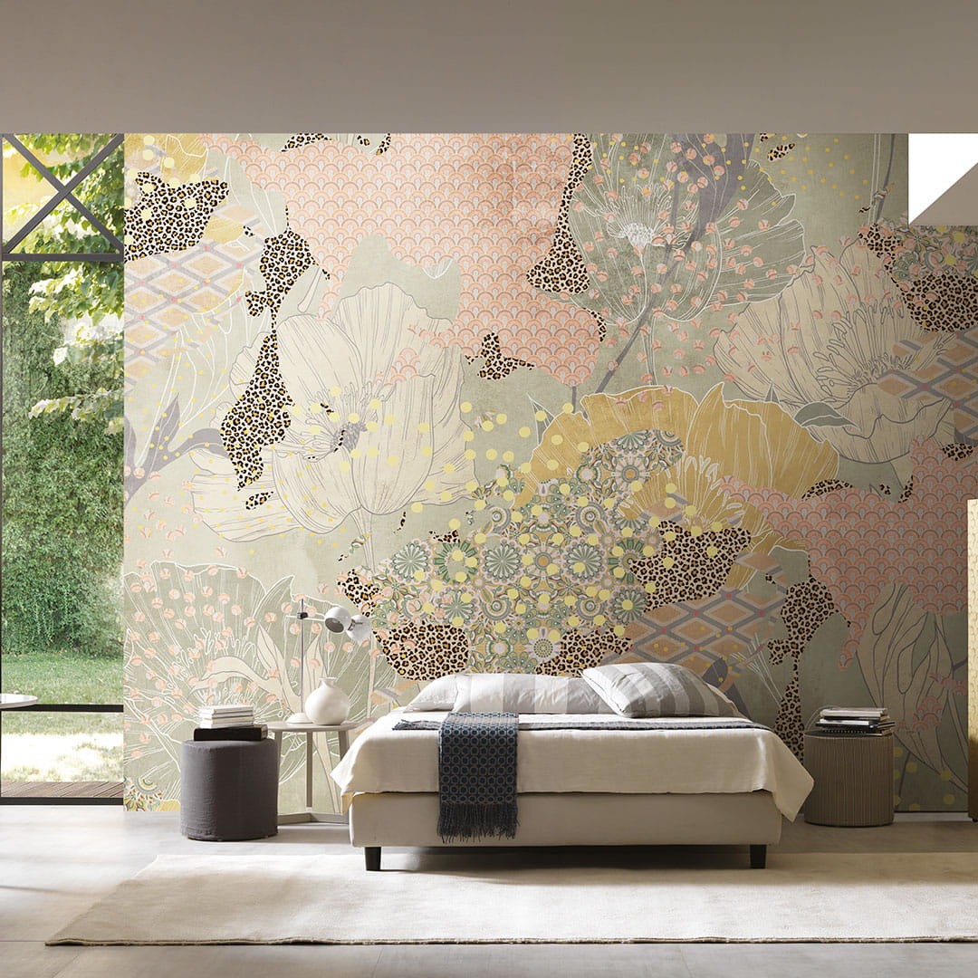 Inkiostro Bianco INKNESZ1902 Natural Beauty Understory - mural w kwiaty