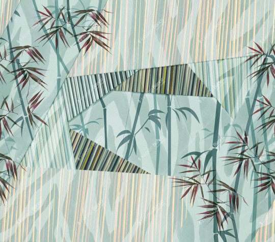 Inkiostro Bianco INKEIOL1902 Natural Beauty Wild Layers - mural z bambusem