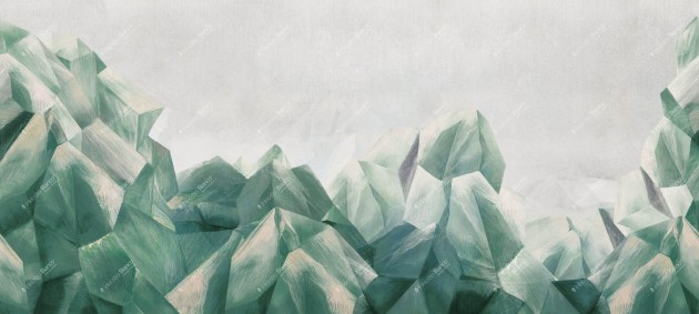 Inkiostro Bianco INKMPOW1903 Natural Beauty Mineral - mural z minerałami