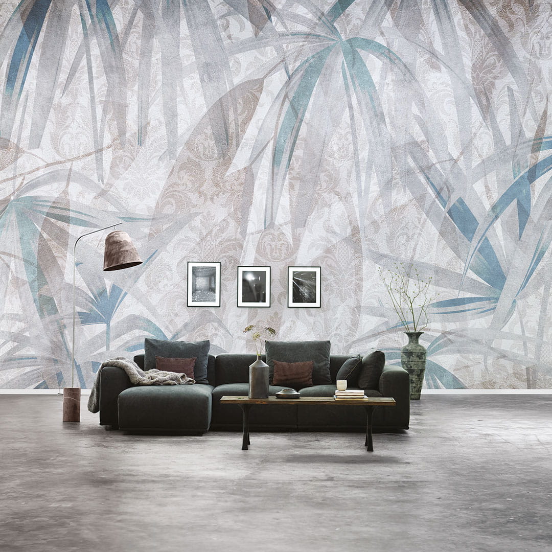 Inkiostro Bianco INKAKDW1901 Natural Beauty Frosty - mural w liście