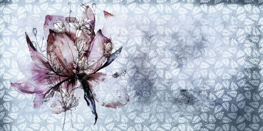 Inkiostro Bianco INKFTEG1901 Natural Beauty Breeze - mural w kwiaty