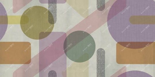 Inkiostro Bianco INKXQBR1901 Natural Beauty Atmosphera - mural geometryczna