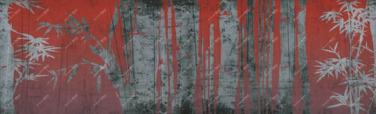 Inkiostro Bianco INKMG1305 Wall in Love Again Capsule Mystic garden - mural w drzewa