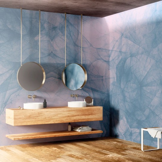 Inkiostro Bianco INKBRCC1406 Wall in Love Again Capsule Inlay - mural z chmurami