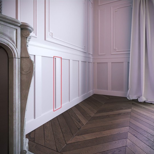 Foge listwa pionowa do boazerii MODERN 12x100x2000mm