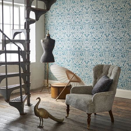 OL / Tapeta Clarke & Clarke Colony VALENTINA W0088/01 - dostępne 2 rolki