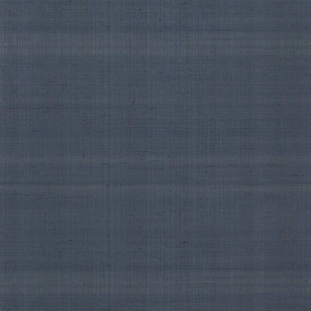 Jane Churchill J158W-11 Atmosphere II Astral - granatowa tapeta z motywem jedwabiu