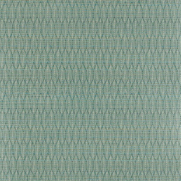 Jane Churchill J181W-07 Atmosphere VI Peacock Kari - zielona tapeta z geometrycznym wzorem
