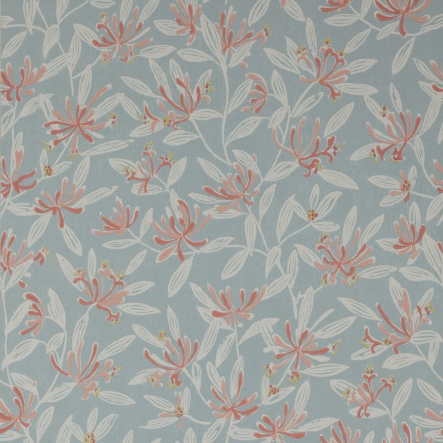 Jane Churchill J174W-04 Rowan Nerissa  - tapeta z motywem wiciokrzewu