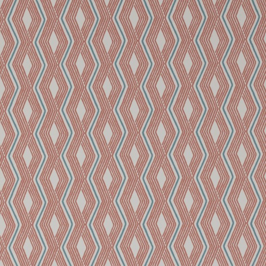 Jane Churchill J177W-02 Rowan Pemba  - geometryczna tapeta z motywem diamentów